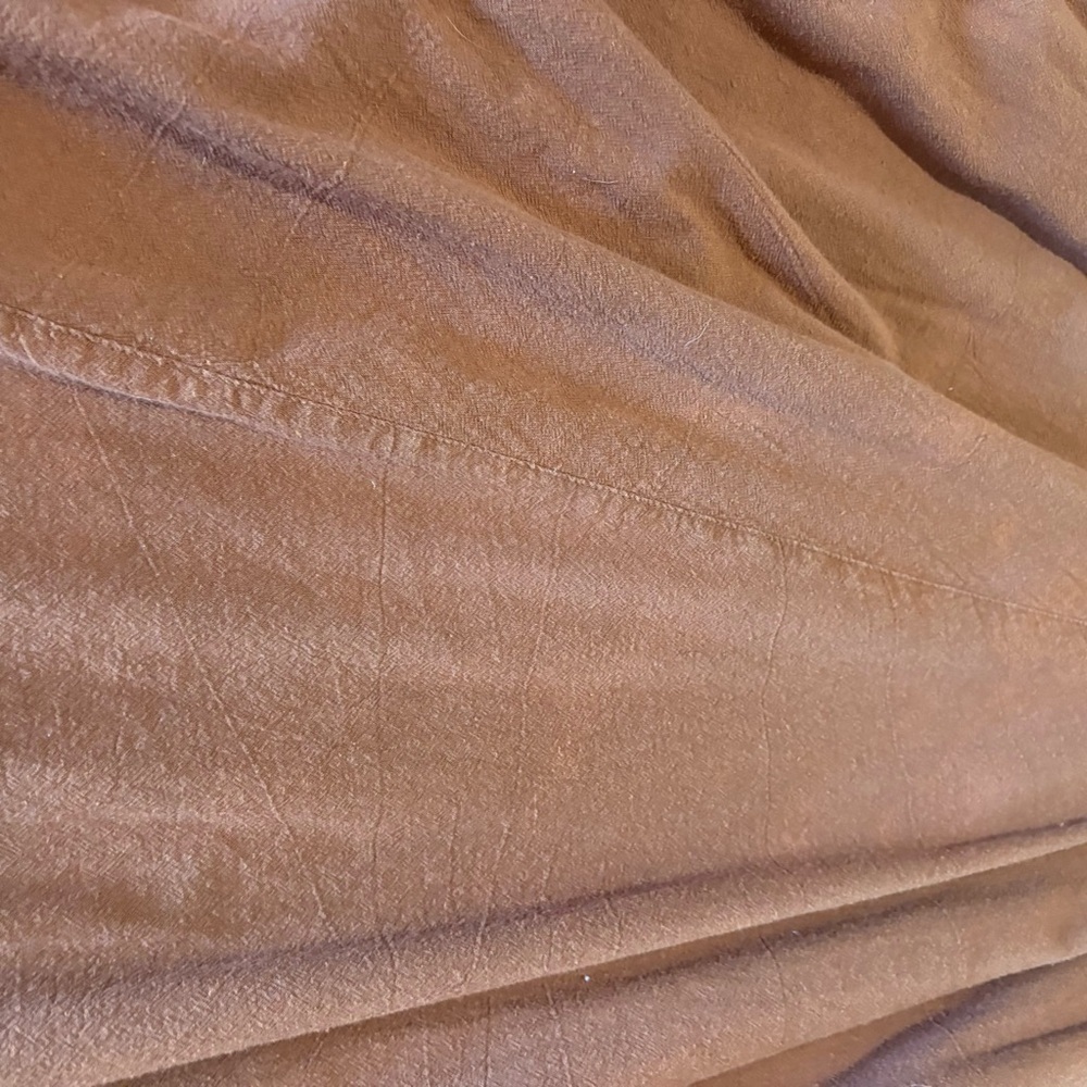 Vintage Color Me Cotton Maxi Dress – Rust Brown – Cotton – Fits Like L - Picture 8 of 11